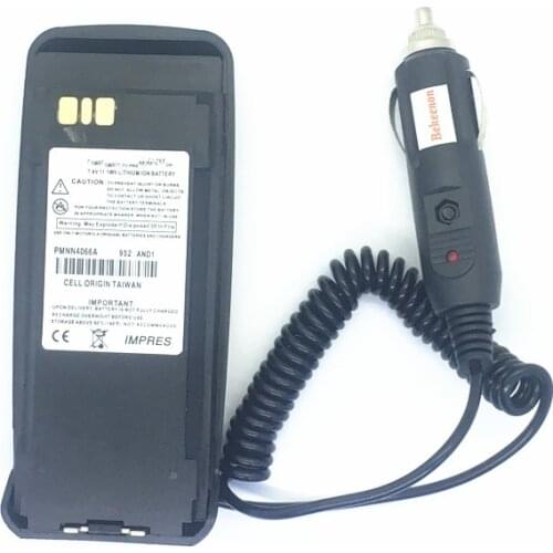 Car charger eliminator for motorola xir p8200 p8260 p8268 dp3400 XPR6550 DP3601 etc walkie talkie input DC12V