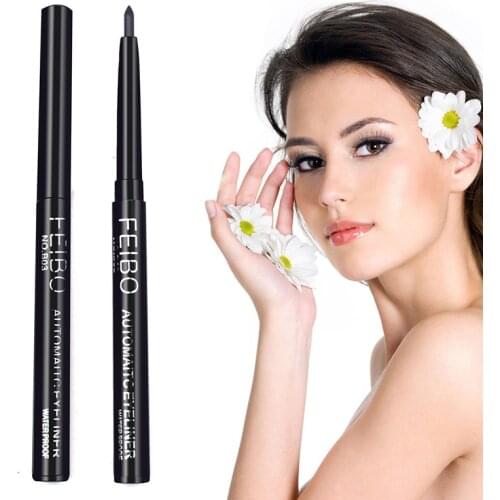 Black Liquid Eyeliner Pencil Waterproof Quick Dry Not Easy to Smudge Long Lasting Makeup Eyeliner Easy to Use
