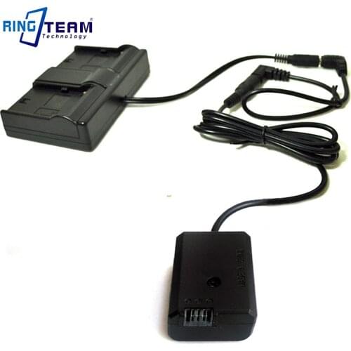 NP-F970 Dual Charger Adapter + FW50 AC-PW20 DC Coupler for Sony Cameras A7 A72 A7R A7S A55 A65 II A6000 A6300 A6500 A7000