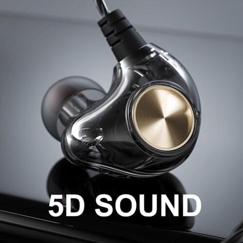 K1 HIFI Stereo Earphone 3.5mm Gamer In-Ear Earbud Subwoofer Music Bass Earphone With Microphone Waterproof Sport Running Headset