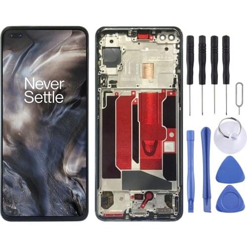 IPartsBuy for OnePlus Nord LCD Screen and Digitizer Full Assembly with Frame