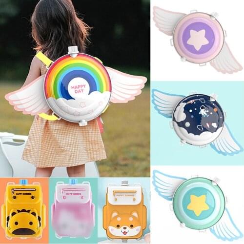 Summer New Cartoon Backpack Water Gun Childrens Beach Water Toy Pull-Out High-Pressure Jet Water Gun