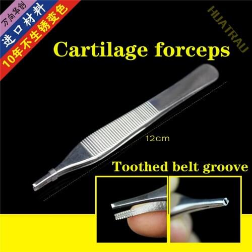 Medical surgical cartilage forceps Edison forceps nasal comprehensive plastic instruments tools toothed forceps nasal cavity