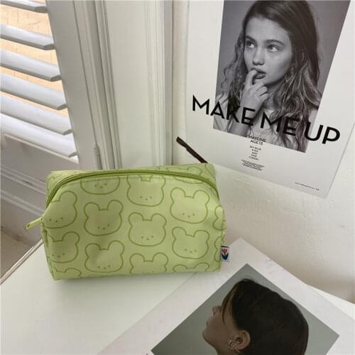 Bear Cosmetic Bag Travel Toiletry Storage Bag Women Makeup Organizers Case Cosmetic Storage Container Wash Toiletry Kits Pouch