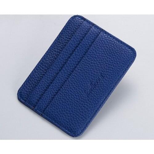 Fashion Slim Minimalist Wallet PU Leather Credit Card Holder Short Purse Leather ID Card Holder Ticket Holds Bank Many Slot Card