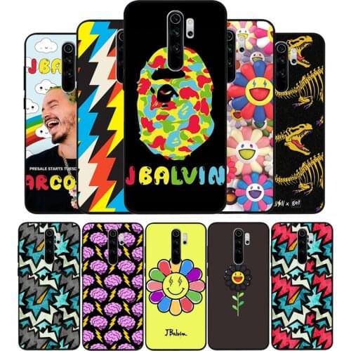J Balvin colores Black TPU Silicone Soft Phone Case For Redmi 4A 4X 7A 5 Plus 6 Pro NOTE 9 7 8 5 Pro 4 6