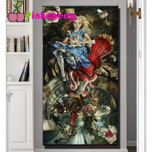 Cartoon Little Girl Large 5d diy diamond painting full square round drill diamond embroidery rhinestone needlework k290