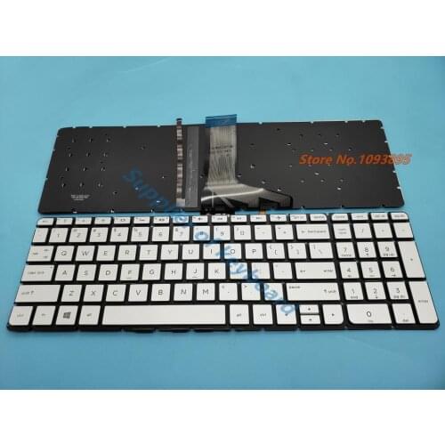 NEW English Keyboard For HP ENVY X360 m6-aq000 15-aq000 Laptop English Keyboard Silver Backlit
