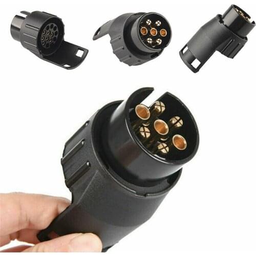 7 to 13 pin Truck Trailer Caravan Towbar Towing Socket Adapter Plug Converter
