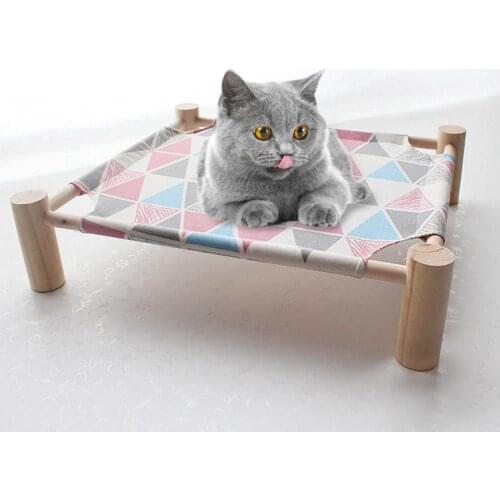 Puppy Cats Hammock Pet Bed Four-legged Breathable Removable Pet Beds Durable Mat Beds Shelf Pet Products Home Decoration