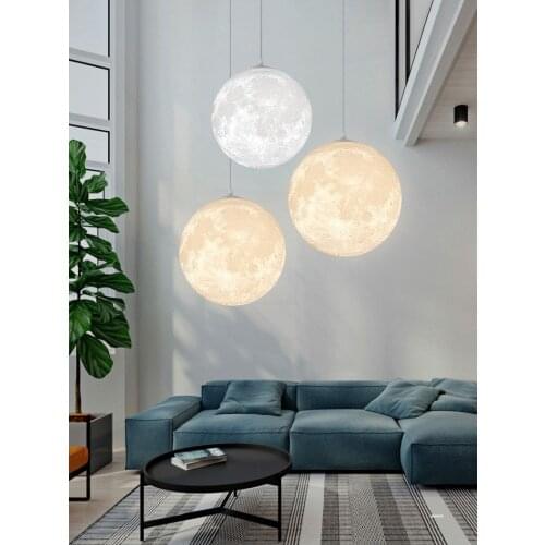 3D printing Jupiter Pendant Lights 3D Print Moon Droplight Ball Bedroom Dining Hall Home Lighting