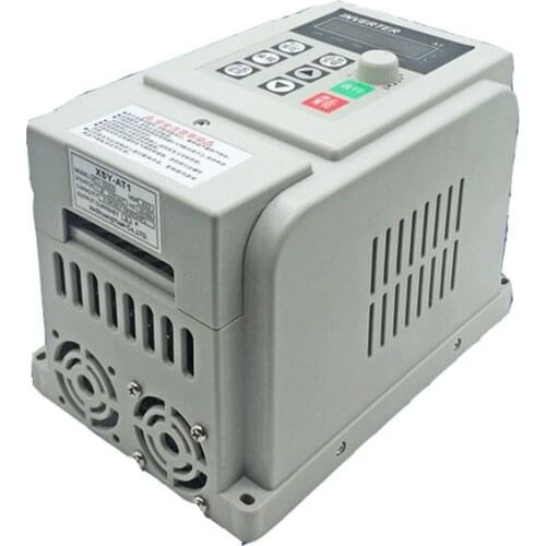 Frequency converter 1.5kw energy saving 0.4-0.75 constant voltage 220v single-phase three-phase motor speed controller 380v