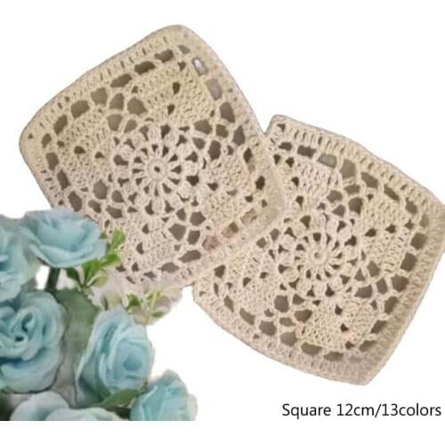 Luxury cotton placemat cup coaster mug kitchen Christmas dish pan table place mat cloth lace Crochet tea coffee doily glass pad