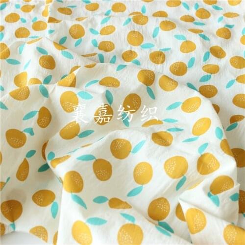 Pure Cotton Plain Light Cotton Washed Cotton Crepe Printed Fabric Shirt for Childrens Clothing