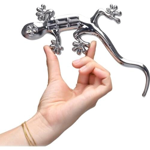 Led Car Gecko Solar Warning Signal Light ABS Sticker Installation Vibration induction High Bright Auto Exterior Atmosphere Lamp