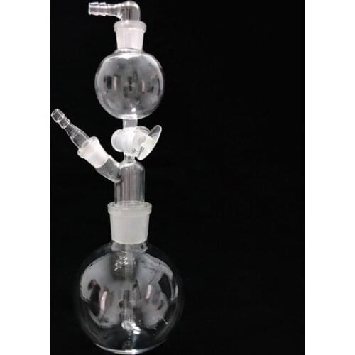 500mL Acid Blowing Gas Absorption Device Water Quality Sulphide Acidification Blower Matching Reaction Bottle