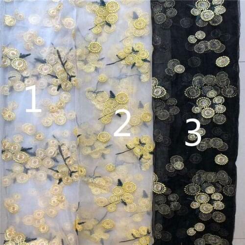 Mesh Bottom Computer Two-Color Embroidery Lining Womens Childrens Clothing Skirt Wedding Dress Embroidery Fabrics