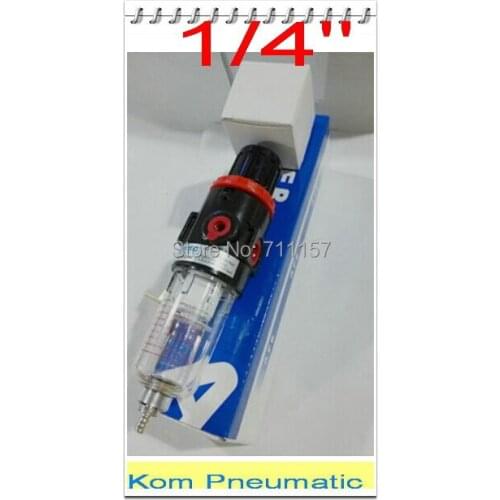 1pc Free Shipping AFR2000 Source Treatment Unit 1/4" Pneumatic Air Filter Regulator With Pressure Gauge