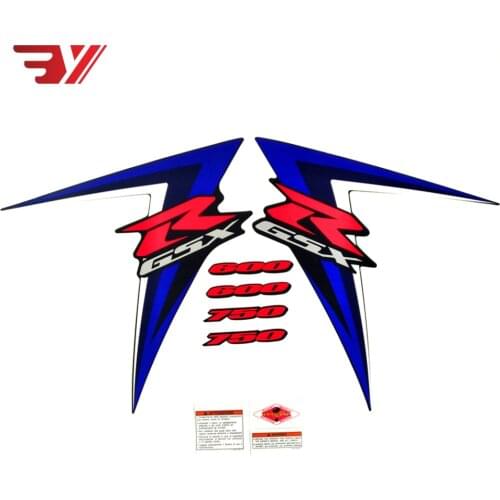 3M Whole Fairing Sticker Decal GSXR 600 750 Sticker Protection Motorcycle For Suzuki GSXR600 GSXR750 2008 2009 K8