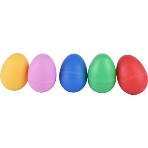 5 Colors Musical Instruments Accessories Colourful Sound Eggs Shaker Maracas Percussion Red Blue Yellow Pink