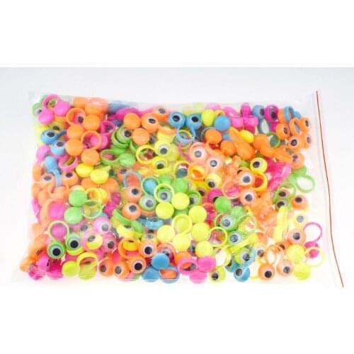 50Pcs Eye Finger Puppets Googly Eyes Rings Eyeball Ring Kit for Kids Party Favor