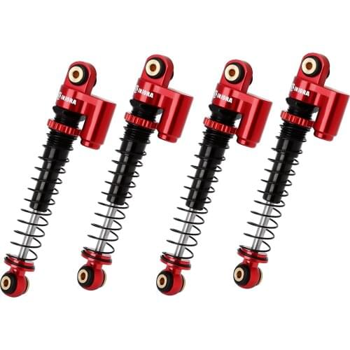 2PCS 4PCS CNC Anodized Shock Absorber Threaded 43MM for 1/24 RC Crawler Car Axial SCX24 AXI90081 Deadbolt AXI00002 AXI00001