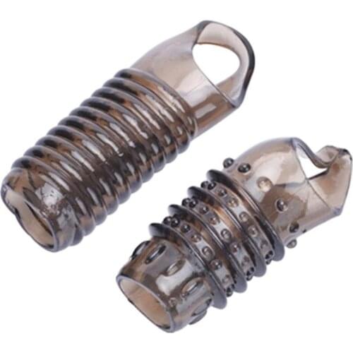 OLO Flexible Thread Penis Sleeve Anti-recovery Extension Scrotum Ring Delay Ejaculation Sex Toy