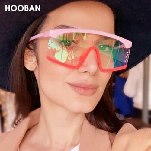 Женские солнцезащитные зеркальные очки HOOBAN China At AliExpress