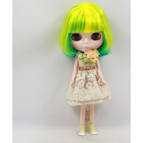 Nude blyth Doll Mixed hair Factory doll Suitable For DIY Change BJD Toy For Girls