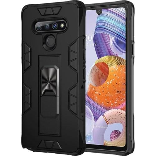Magnet Car Holder Case For LG Stylo 6 5 Aristo 5 K31 K51 Q61 Harmony 4 Armor Stand Anti Fall Coque Shockproof Phone Cover Fundas