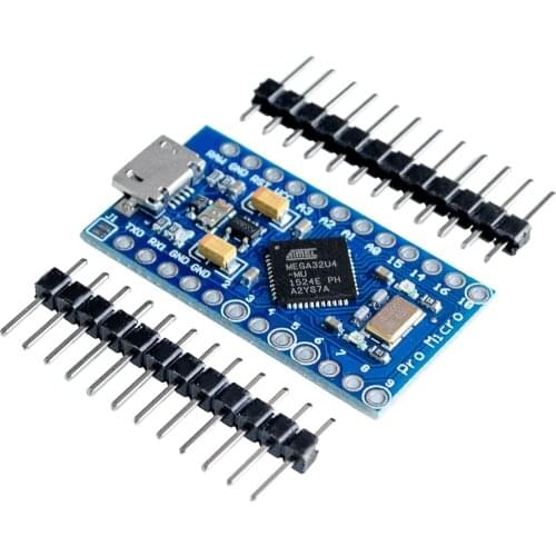 Pro Micro ATmega32U4 5V/16MHz Module with 2 row pin header For Leonardo in stock best quality for arduino