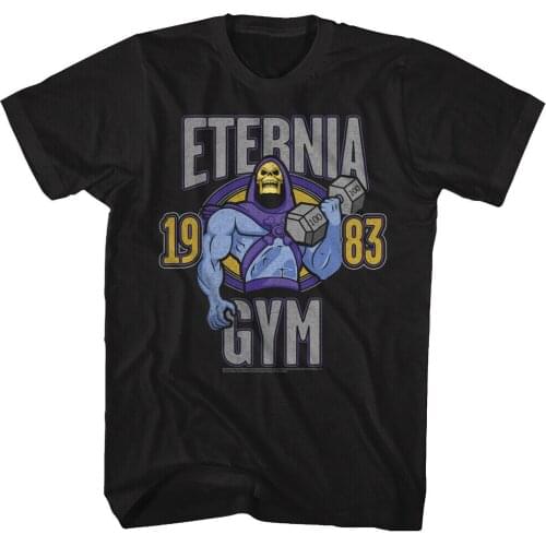 Masters Of The Universe Eternia Gym Skeletor T Shirt Mens Licensed Cartoon Black