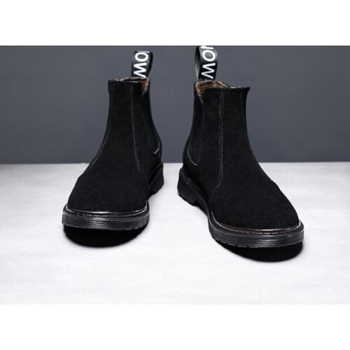 Mens Basic Boots 2019 Autumn Comfortable Casual Boots Mens Fashion Shoes Mens Brand Lace Up Motorcycle Leather Mens Boots