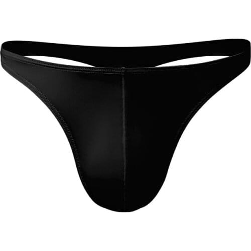 Sexy Gay Underwear Men G-String Thongs Ice Silk T Back Panties Man Thin Breathable Erotic Penis Lingerie Temptation Bikini L-3XL