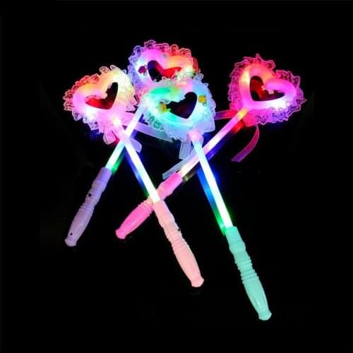 Love light stick lace love flash stick love magic lollipop childrens luminous toys