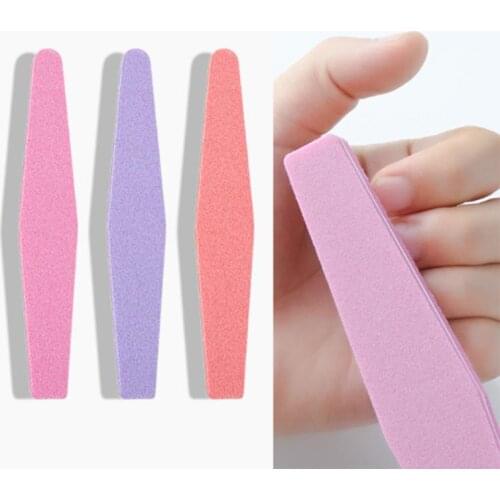 100/180 Professional Nail Files Reusable Buffer Buffing Double Sided Sponge File Grinding Polishing Manicure Nail Art Tool