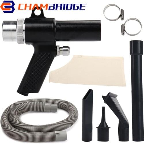 High Pressure Pneumatic Air Duster Compressor 2 In 1 Air Vacuum Blow Suction Guns Kit Pistol Type Pneumatic Vacuum Cleaner Tool