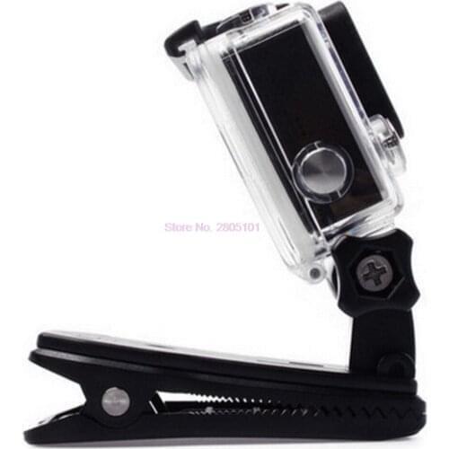 200pcs Quik Release 360 Rotary Backpack Clip Clamp Rec-mounts Fast Hat Clip Mount for GoPro Hero 6 Hero 5 4 3 2 Xiaomi YI