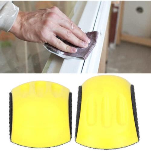 5Inch 6Inch Hand Sanding Block Pad Hook And Loop Fastener Manual Handheld Grinding Block Polishing Abrasive Tools