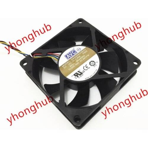 AVC DASA0820B2U P003 DC 12V 0.60A 80x80x20mm 4-wire Server Cooling Fan
