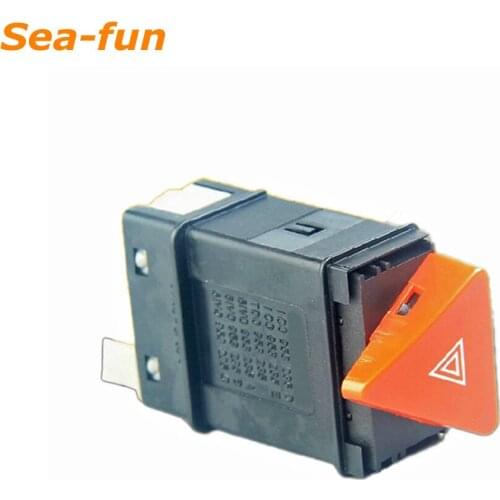 Auto Hazard Emergency Light Flasher Switch Button for Volkswagen VW Polo 6N2 Lupo T4 6N0 953 235 6N0953235 7D0953235 1C0953235D