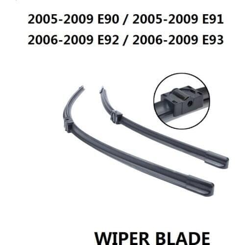 Car Auto Front Wiper Blades For BMW 3 Series E36 E46 E90 E91 E92 E93 F30 F31 F34 1993-2017 Car Windscreen Rubber