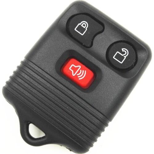 3 Buttons Red Button with Pad Keyless Remote Key Fob Shell Case For Ford Explorer Mercury Mazda No Chips Inside
