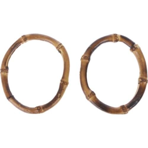 DIY Nature Handmade Bag handle Bamboo Handle Frame Replacement Handle