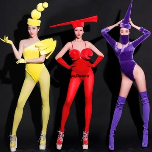Ds Costumes Singer Dancer Jumpsuit New Sexy Personality Siamese Nightclub Gogo Stage Outfit