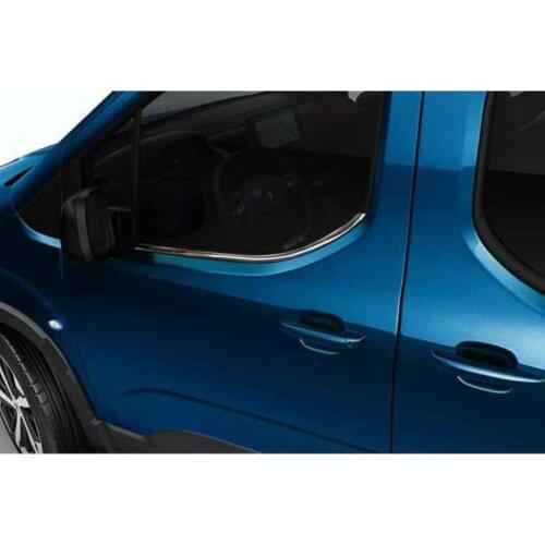 For Peugeot Rifter Chrome Window Stick 2 Pieces 2019 and Later . Stainless steel. ISO9001 / 2008 A + Quality Modified Design