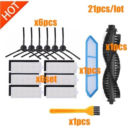 ILIFE A40 accessories chuwi ilife A4s A40 Robot Vacuum Cleaner Parts Kits Replacement dust HEPA Filter Main Brush Side Brushes