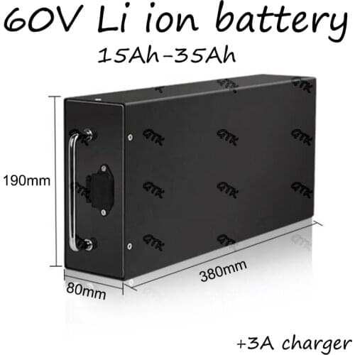 60V 20Ah 25Ah 30Ah 12Ah 15Ah 18Ah Lithium ion battery li ion BMS for X7 X8 X9 X20harley citycoco scooter bicycle +charger