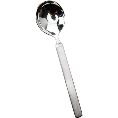 Exported to Germany 304 Stainless Steel Soup Spoon Household Long Handle Spoon Creative Student Spoon Round Small Spoon