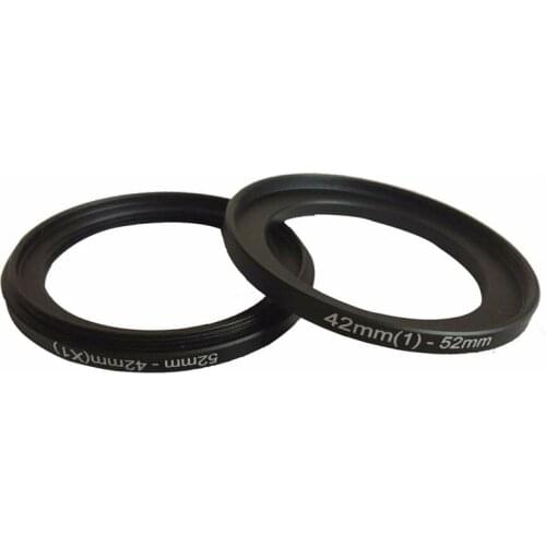M42 x1 to M52 Step Up Step Down Ring Female Male Coupler Adapter Pack of 2 Free Shipping